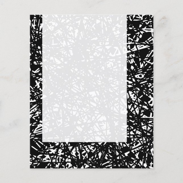 Prospectus 11,4 Cm X 14,2 Cm Panneau 062 - Lignes Abstraites (Devant)