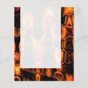 Prospectus 11,4 Cm X 14,2 Cm Panneau 082 - Flamme fractale II