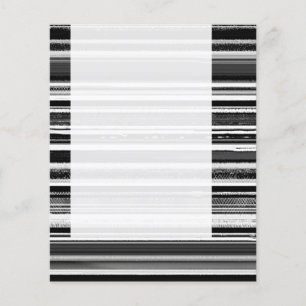 Prospectus 11,4 Cm X 14,2 Cm Panneau 091 - Bandes Abstraites