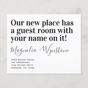 Prospectus 11,4 Cm X 14,2 Cm PAPER Funny Moving House Faire-part Carte postale