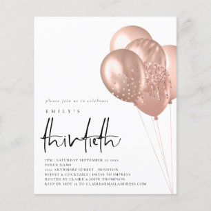 Prospectus 11,4 Cm X 14,2 Cm PAPIER Rose Ballons d'or QR Code 30ème Partie