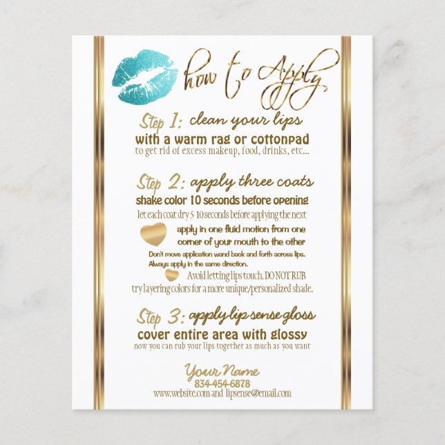 Prospectus 11,4 Cm X 14,2 Cm Parties scintillant turquoise Lip 💋 instructions  (Devant)