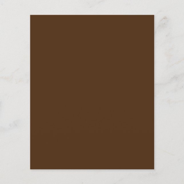 Prospectus 11,4 Cm X 14,2 Cm Pastel Brown, Pine Cone, Puce, (Devant)