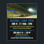 Prospectus 11,4 Cm X 14,2 Cm Paysage de terrain de baseball, Camp de baseball A<br><div class="desc">Paysage Du Terrain De Baseball,  Camp De Baseball Flyers Publicitaires Par Le Magasin Carte de visite.</div>