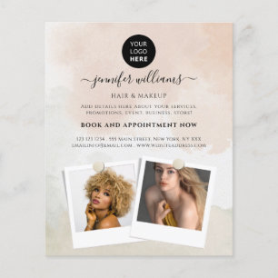 Prospectus 11,4 Cm X 14,2 Cm Peinture d'aquarelle Abstraite féminine