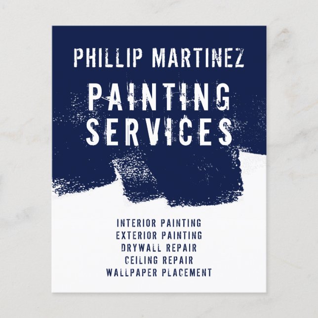 Prospectus 11,4 Cm X 14,2 Cm Peinture murale (Devant)