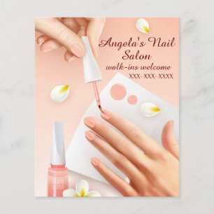 Prospectus 11,4 Cm X 14,2 Cm Personnaliser le salon de ongles Shand Nails photo