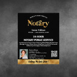 Prospectus 11,4 Cm X 14,2 Cm Photo de code QR de l'agent de signature du notair<br><div class="desc">Un flyer notaire mobile moderne et élégant avec typographie de script de calligraphie et stylo plume avec arrière - plan agate. Idéal pour les notaires,  professionnels,  avocats,  agents de prêts,  agents hypothécaires... ajoutez votre photo.</div>