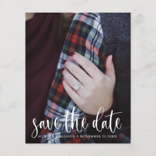 Prospectus 11,4 Cm X 14,2 Cm Photo du budget Enregistrer la date