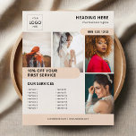 Prospectus 11,4 Cm X 14,2 Cm Photo Logo Circulaire de marketing d'entreprise<br><div class="desc">Découvrez notre prospectus d'affaires captivant ! Avec de l'espace pour quatre photos captivantes, vous pouvez présenter vos produits ou services dans le style. Mettez en surbrillance vos offres spéciales avec un texte en gras pour vous assurer qu'elles se démarquent et n'oubliez pas d'inclure une liste complète de vos services. Préparez-vous...</div>