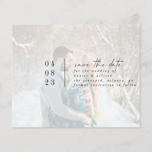 Prospectus 11,4 Cm X 14,2 Cm Photo moderne Enregistrer la date