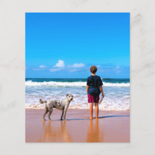 Prospectus 11,4 Cm X 14,2 Cm Photo personnalisée Faites votre propre design - J