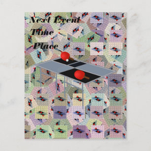 Prospectus 11,4 Cm X 14,2 Cm Ping Pong, Circulaire promotionnelle