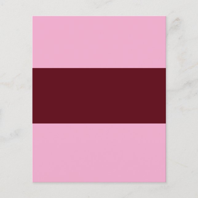 Prospectus 11,4 Cm X 14,2 Cm Pink & Brown (Devant)