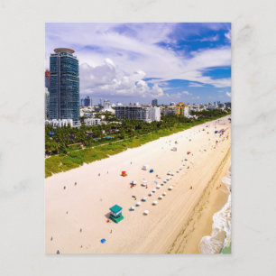Prospectus 11,4 Cm X 14,2 Cm Plage de Miami