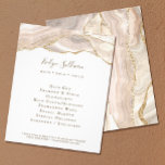 Prospectus 11,4 Cm X 14,2 Cm plaquette en or ivoire<br><div class="desc">élégant salon de beauté flyer</div>