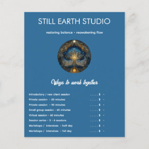 Prospectus 11,4 Cm X 14,2 Cm Portail Céleste   Arbre de Vie