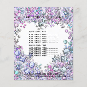 Prospectus 11,4 Cm X 14,2 Cm Prix GlitzerFl Flyer