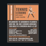 Prospectus 11,4 Cm X 14,2 Cm Pro Tennis Player, Tennis Leçons/Classes Advert<br><div class="desc">Joueur Pro Tennis,  Cours De Tennis / Cours De Publicité Flyers Par Le Magasin Carte de visite.</div>