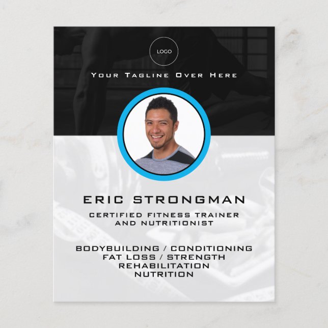 Prospectus 11,4 Cm X 14,2 Cm Profil personnel image de conditionnement flyer (Devant)