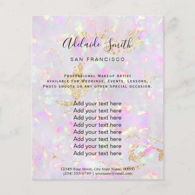 Prospectus 11,4 Cm X 14,2 Cm prospectus de conception minérale (Devant)