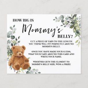 Prospectus 11,4 Cm X 14,2 Cm Quelle est la taille de maman's Belly Bear Baby sh