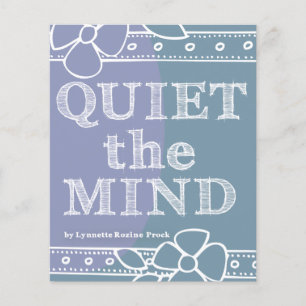 Prospectus 11,4 Cm X 14,2 Cm Quiet The MInd Book Faire-part promotionnelle