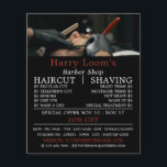 Prospectus 11,4 Cm X 14,2 Cm Rasage classique, Barbiers hommes publicité<br><div class="desc">Classic Shave,  Barbiers Hommes Publicité Flyers Par Le Magasin Carte de visite.</div>