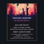 Prospectus 11,4 Cm X 14,2 Cm Red Smoke Concert Crowd, leçons de vocalisme<br><div class="desc">Red Smoke Concert Crowd,  Cours De Vocalisme Des Flyers Publicitaires Par Le Magasin Carte de visite.</div>