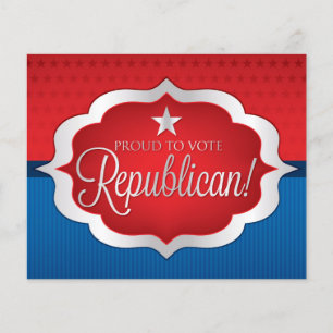 Prospectus 11,4 Cm X 14,2 Cm Républicain