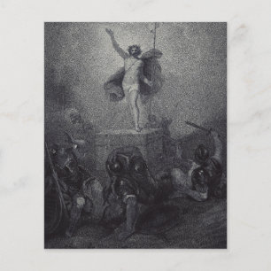 Prospectus 11,4 Cm X 14,2 Cm Résurrection de Jésus-Christ