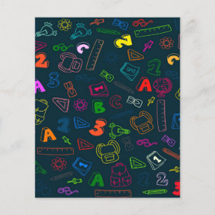 Prospectus 11,4 Cm X 14,2 Cm Retour à l'école