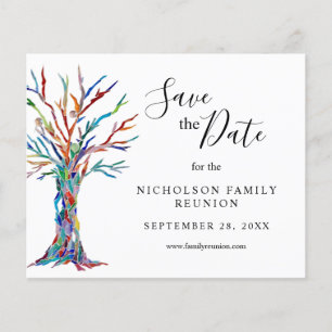 Prospectus 11,4 Cm X 14,2 Cm Réunion Familiale Enregistrer La Date