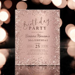 Prospectus 11,4 Cm X 14,2 Cm Rose Budget Parties scintillant or 30e anniversair<br><div class="desc">Fêtez votre 30e anniversaire en style avec la Parties scintillant d'or du Rose Budget 30e anniversaire Invitation! Cette invitation élégante et abordable présente une belle parties scintillant rose en or, parfaite pour ceux qui cherchent à ajouter une touche de glamour à leur anniversaire de jalon sans trop dépenser. Un choix...</div>