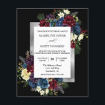Prospectus 11,4 Cm X 14,2 Cm Rose de Noël d'hiver Floral Mariage Aquarelle Fl<br><div class="desc">Une conception par feuille. Les invitations budgétaires ne comprennent pas les enveloppes. Cette conception peut être personnalisée dans la zone fournie en modifiant la photo et/ou le texte. Vous pouvez également le customiser en cliquant sur Personnaliser ce Modèle, puis en choisissant l'option cliquer pour customiser et supprimer ou modifier la...</div>