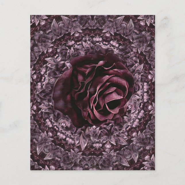 Prospectus 11,4 Cm X 14,2 Cm Rose Mandala (Devant)