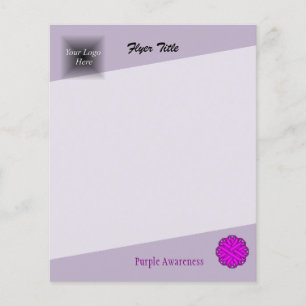 Prospectus 11,4 Cm X 14,2 Cm Ruban de fleurs violettes par Kenneth Yoncich