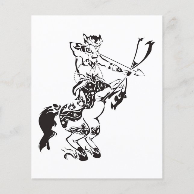 Prospectus 11,4 Cm X 14,2 Cm Sagittarius tattoo | Sagittarius zodiac Signs (Devant)