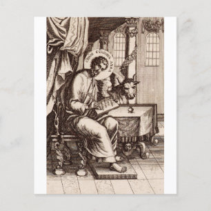 Prospectus 11,4 Cm X 14,2 Cm Saint Luc l'Évangéliste et Apôtre