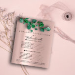 Prospectus 11,4 Cm X 14,2 Cm Salon de beauté maquillage Rose Woodland Eucalyptu<br><div class="desc">florenceK collection de salon de beauté de luxe</div>