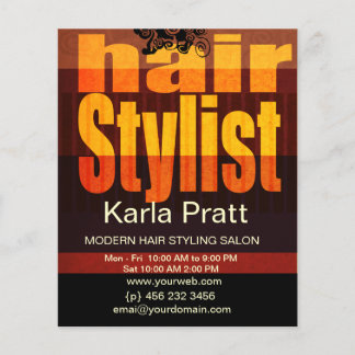 Prospectus 11,4 Cm X 14,2 Cm Salon de beauté professionnel Spa coiffeur