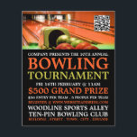 Prospectus 11,4 Cm X 14,2 Cm Scène de Bowling Alley, Tournoi de Bowling À Dix É<br><div class="desc">Scène De Bowling Alley,  Tournoi De Bowling À Dix Épingles Circulaires Publicitaires Par Le Magasin Carte de visite.</div>