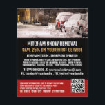 Prospectus 11,4 Cm X 14,2 Cm Scène de rue, Snow Removal Company Publicité<br><div class="desc">Street Scene,  Snow Removal Company Publicité Flyer par The Carte de visite Store.</div>