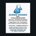 Prospectus 11,4 Cm X 14,2 Cm Science Beakers, Science Cours Publicité<br><div class="desc">Cours De Science,  Cours De Science Flyers Publicitaires Par Le Magasin Carte de visite.</div>
