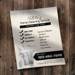 Prospectus 11,4 Cm X 14,2 Cm Service de nettoyage de maison professionnel Crème<br><div class="desc">Flyers de service de nettoyage de maison Crème de service de ménage.</div>