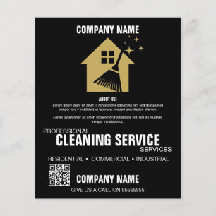Prospectus 11,4 Cm X 14,2 Cm Service de nettoyage professionnel   Entreprise pe