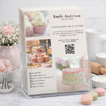 Prospectus 11,4 Cm X 14,2 Cm Services de chef pâtissier de boulangerie Promotio<br><div class="desc">Faites la promotion de vos services avec style grâce à ce modèle de flyer captivant! Parfait pour présenter vos produits frais, des promotions spéciales et des services personnalisés. Inclut de l'espace pour votre nom, les coordonnées et les offres pour attirer de nouveaux clients. Idéal pour les pâtissiers, ou les boulangeries...</div>