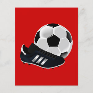 Prospectus 11,4 Cm X 14,2 Cm soccer-155947 football football bottine ballon s