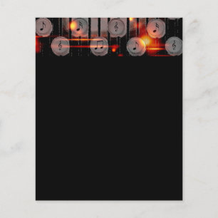 Prospectus 11,4 Cm X 14,2 Cm sound-163665 notes sonores musique art numérique a