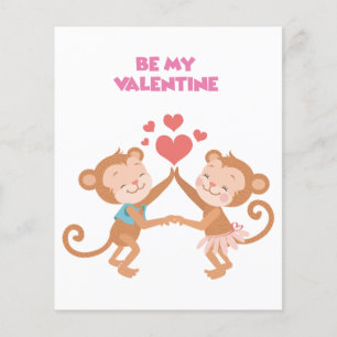Prospectus 11,4 Cm X 14,2 Cm soyez moi les jours de la Saint-Valentin - heureux